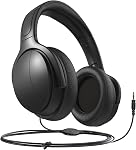 Long Cord Wired Headphones for tv, Over Ear Headphone tv Watching for Seniors with Extra Long Cord, Universal 3.5mm AUX Audio(9.6FT)