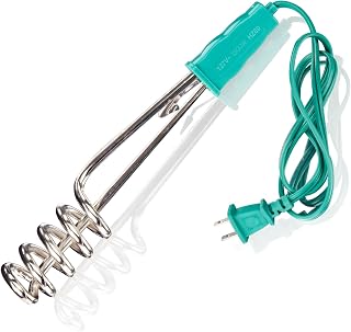 Earthtec Portable Pool and Bathtub Heater,Immersion Water Heater for Bathtub,Above Ground Pool Bathtub,Camping,Small Pool,Inflatable Pool 1500W-127V