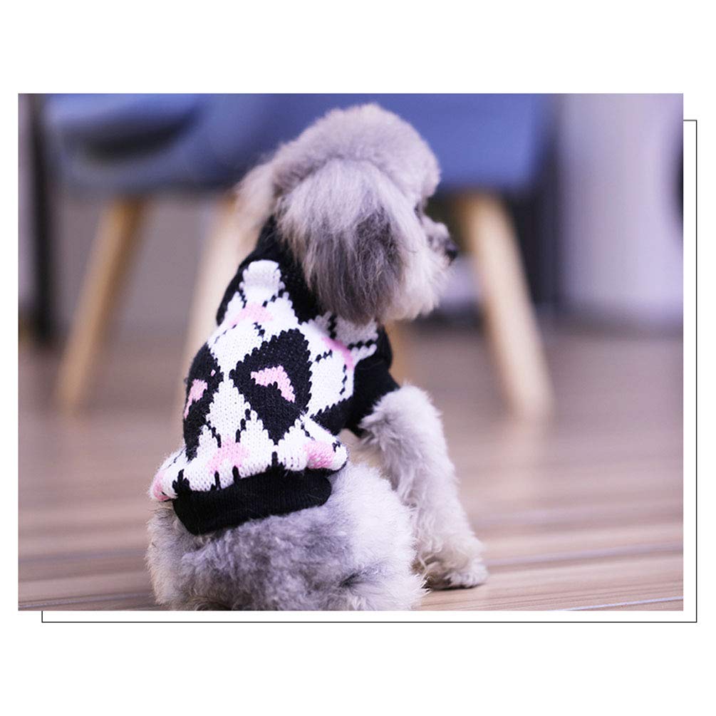 Strickpullover Für Kleine Hunde & Katzen – Weicher Plüschmantel In XXS, S | Winterkleidung Für Welpen | Mit Schnappverschluss