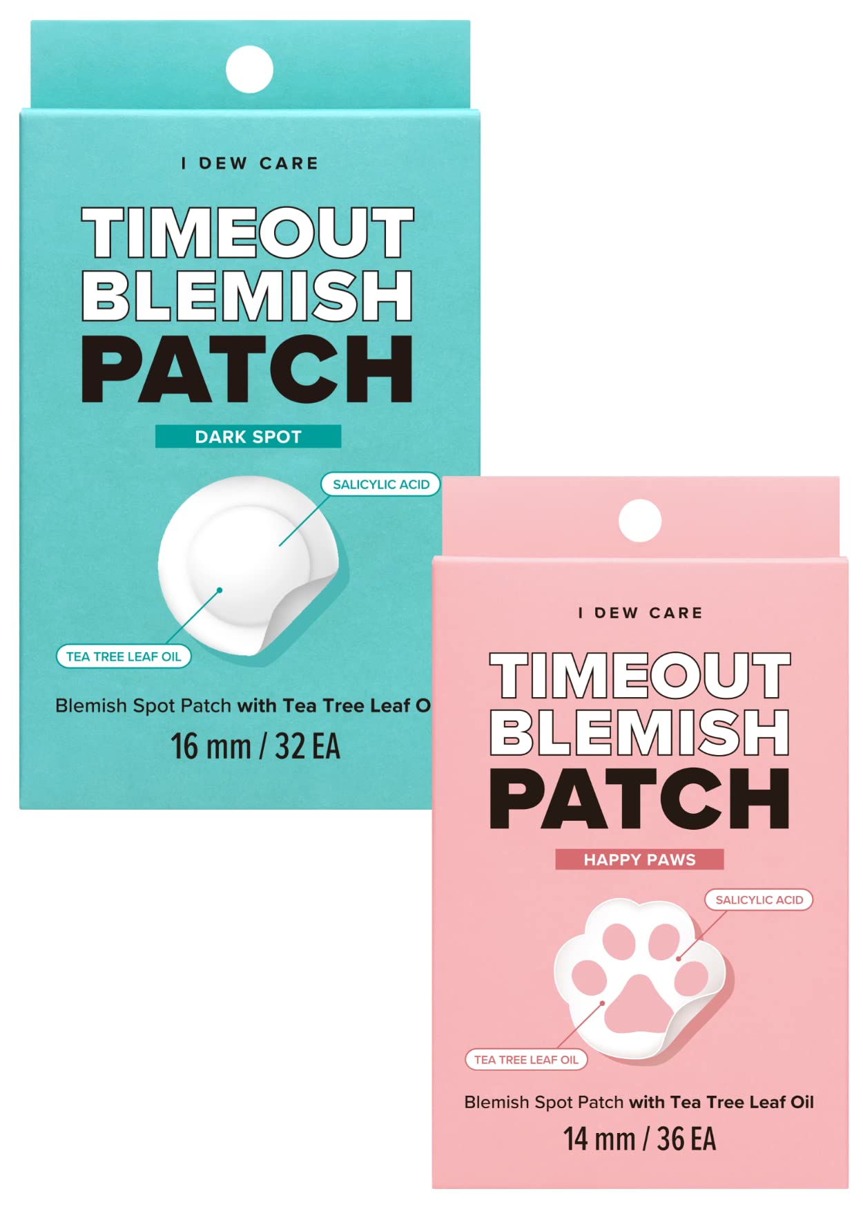 I DEW CARE Hydrocolloid Acne Pimple Patch - Timeout Blemish Happy Paws Hydrocolloid Acne Pimple Patch - Timeout