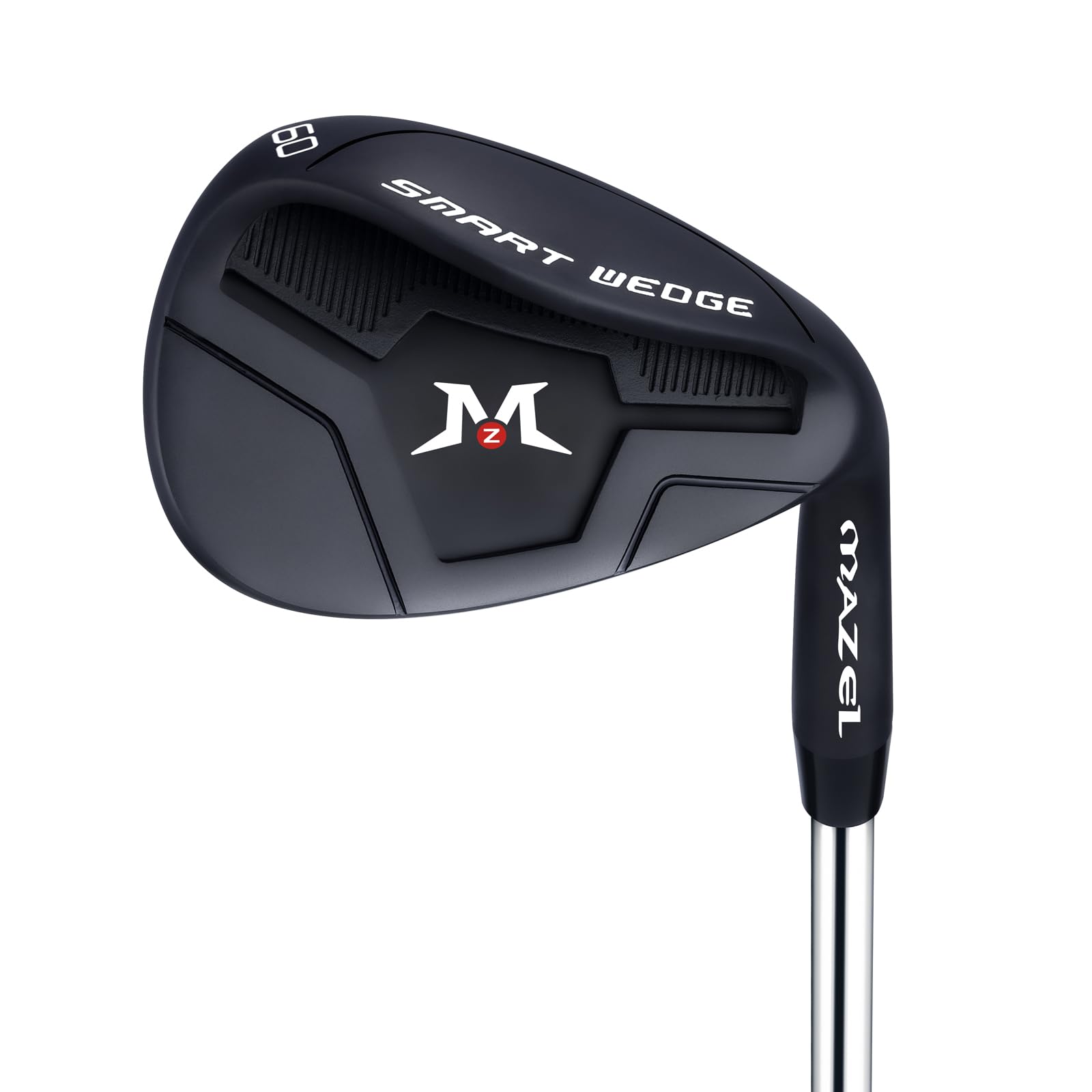 MAZEL Golf Driving Iron 2,3,4,5,6,7,8,9, P for Men Right Hand, Utility Irons for Better Control and Distance (Black, Stainless Steel, Regular, 60.0, Degrees, Right)