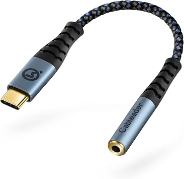 USB C to 3.5mm Jack Headphones Adapter, USB Type C male to 3.5mm Female Headphone Jack Adapter 24 bit 96kHz for iPad/MackBook&pro& Air/Pixel/Samsung Galaxy/A52/Z Flip/Mate Pro/XiaoMi pro/Redmi etc