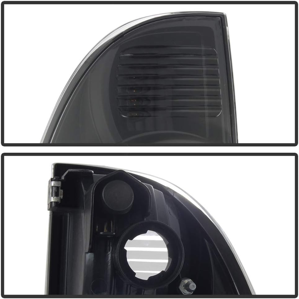 ACANII - For 2005-2015 Toyota Tacoma Pickup Black Housing LED Tail Lights Brake Lamps Assembly Driver & Passenger Side
