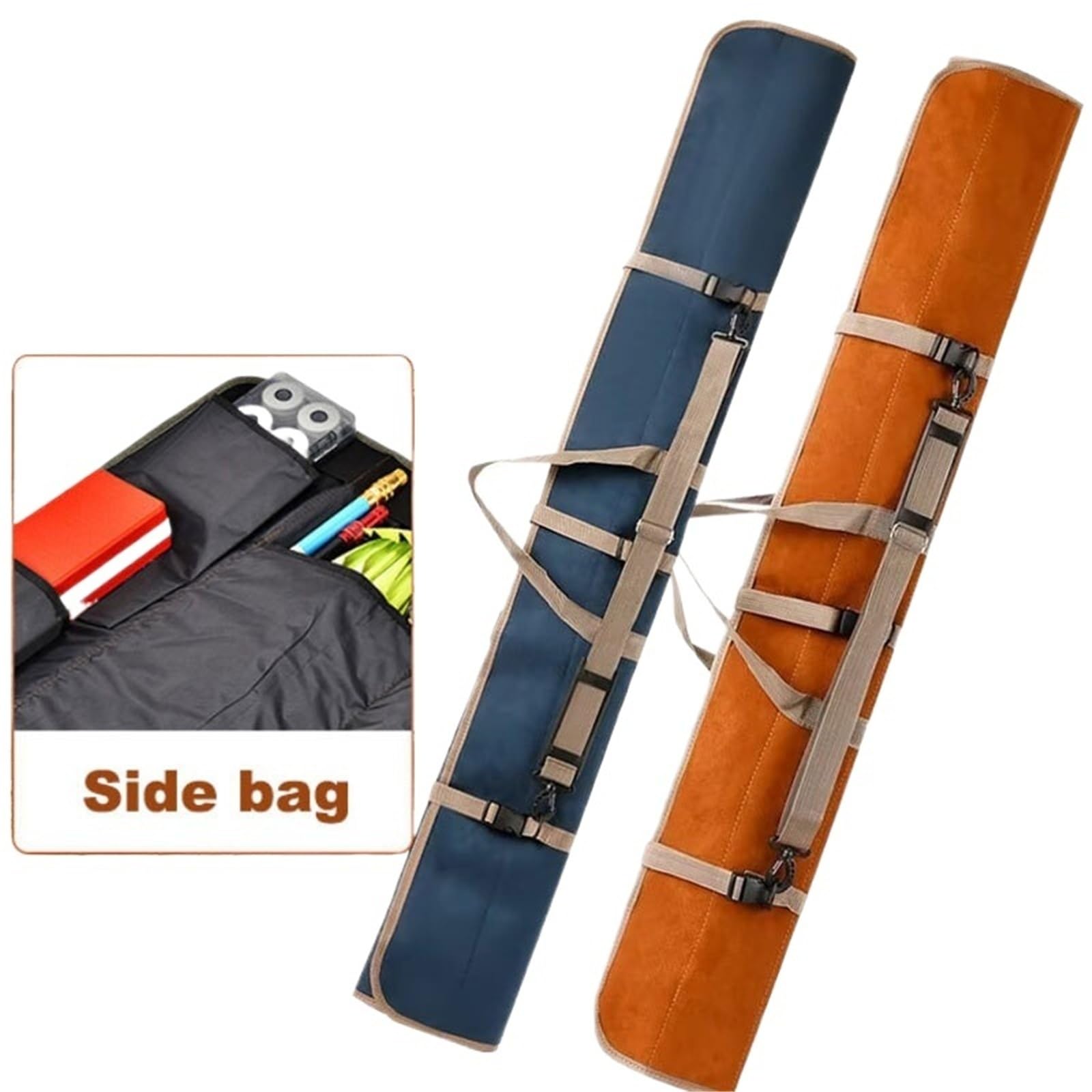 Angeltasche 120 cm 130 150 Leinwand Angeln Tasche Wasserdicht Angelrute Regenschirm Tackle Getriebe Lagerung Fall Tragbare Roll-Up Schulter Taschen
