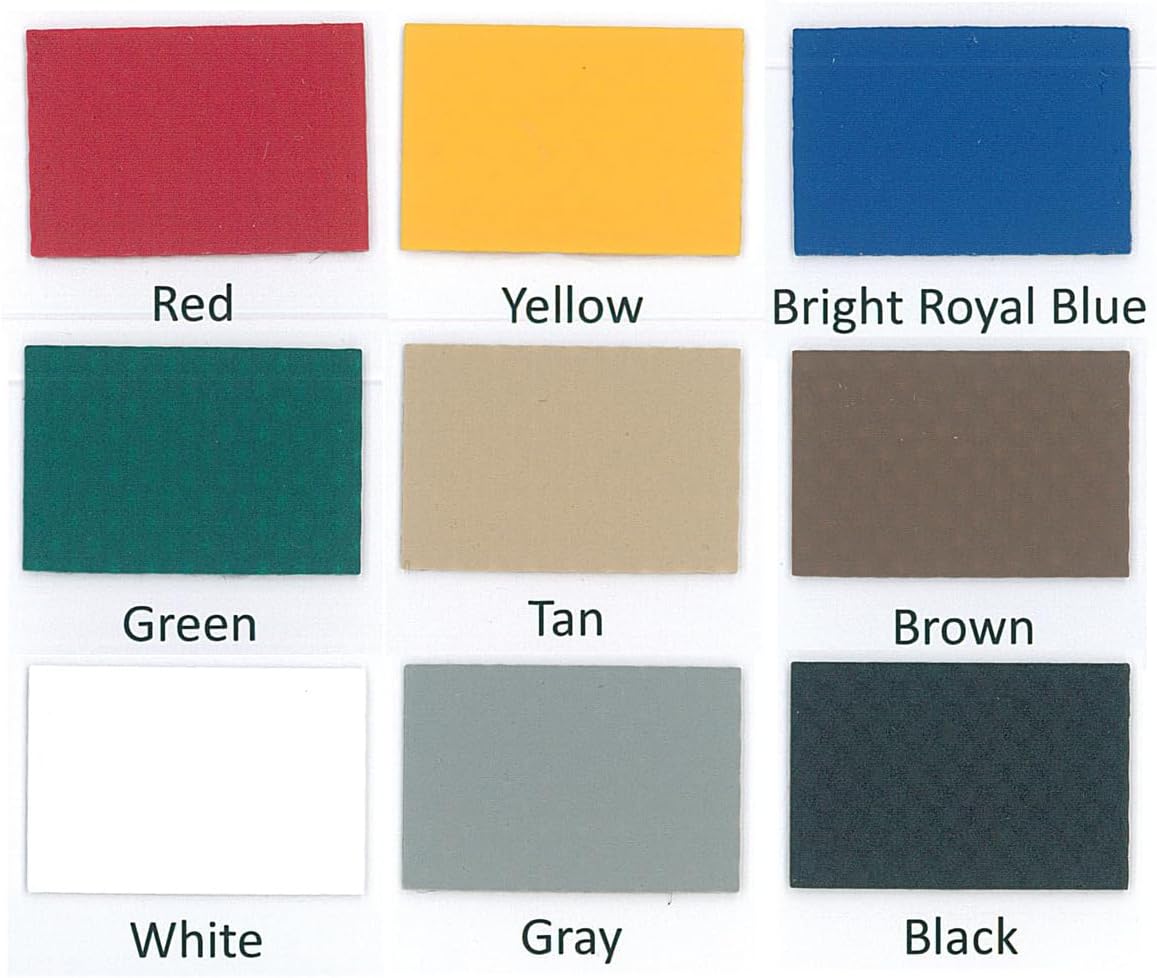 6x10 Heavy Duty Vinyl Tarp – Waterproof & UV Resistant – Industrial Grade – 22 oz Coated – 2 Ft Grommets – USA Made – for Construction, Trucking, Roofing, Camping