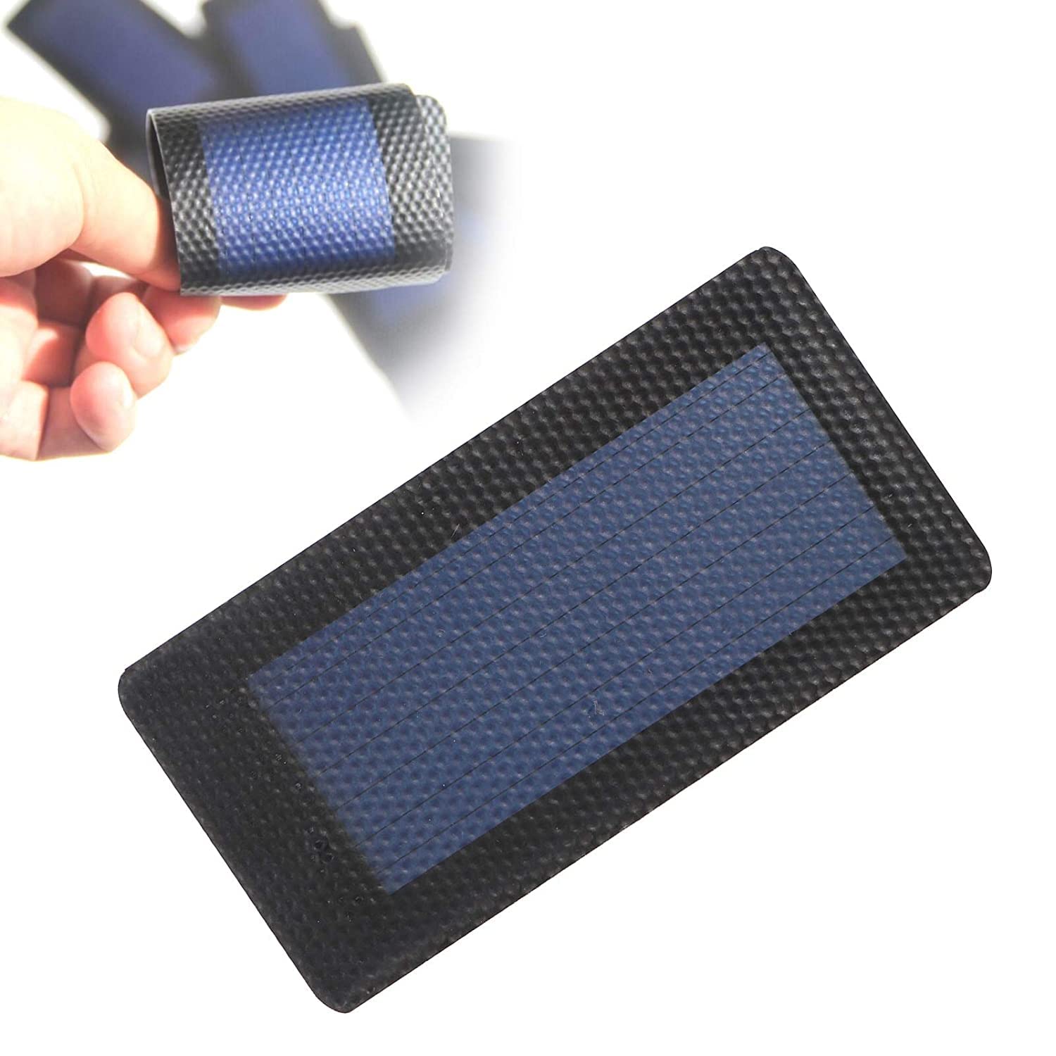 Solar Panel Amorphous Silicon Solar Panel Thin Film Flexible Solar Panel Small Solar Cell, 2V/0.3W Solar Panel