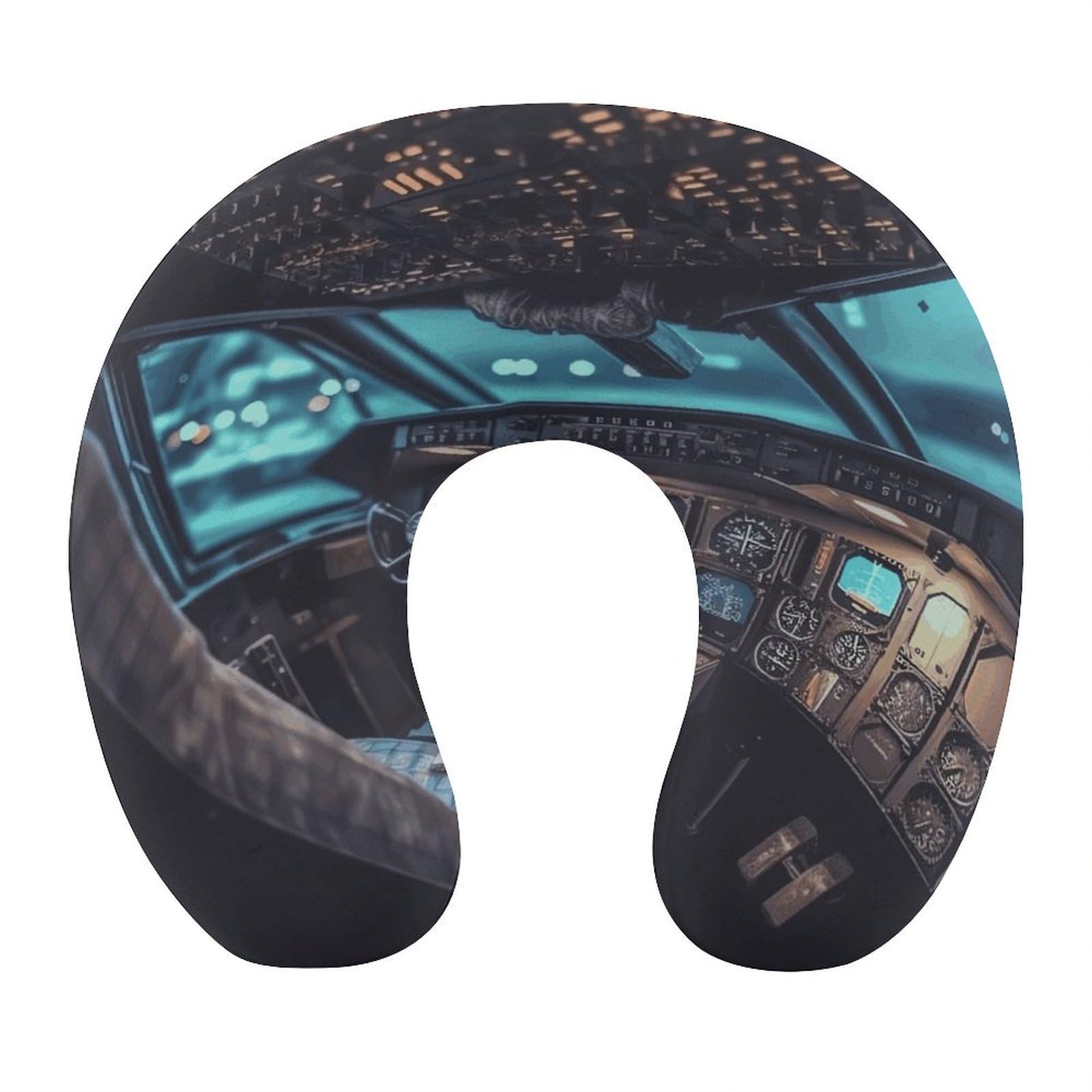 FekiLoot Airplane Travel Pillow,U Shaped Office Napping Pillow Support Neck and Head Comfortable Travel Neck Pillow U Shape Sleeping Essentials for Long Haul Flights