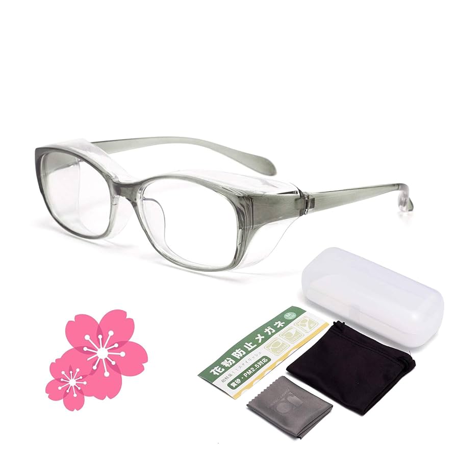 Amazon.co.jp: [JIMMY ORANGE] 花粉症 メガネ 日本国内発送 防塵