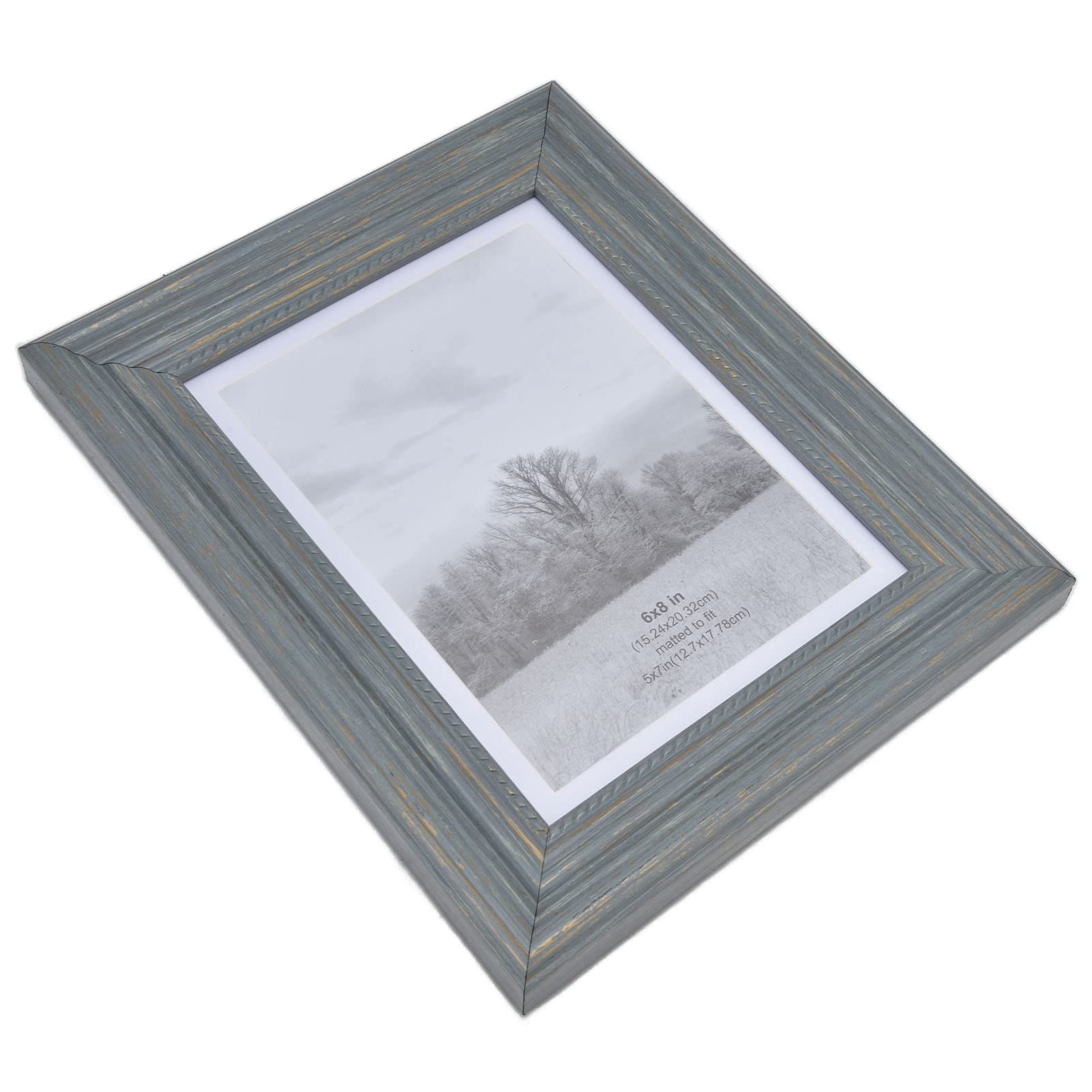 Cadre photo moderne gris doré en carton mousse Cocoarm pour salon