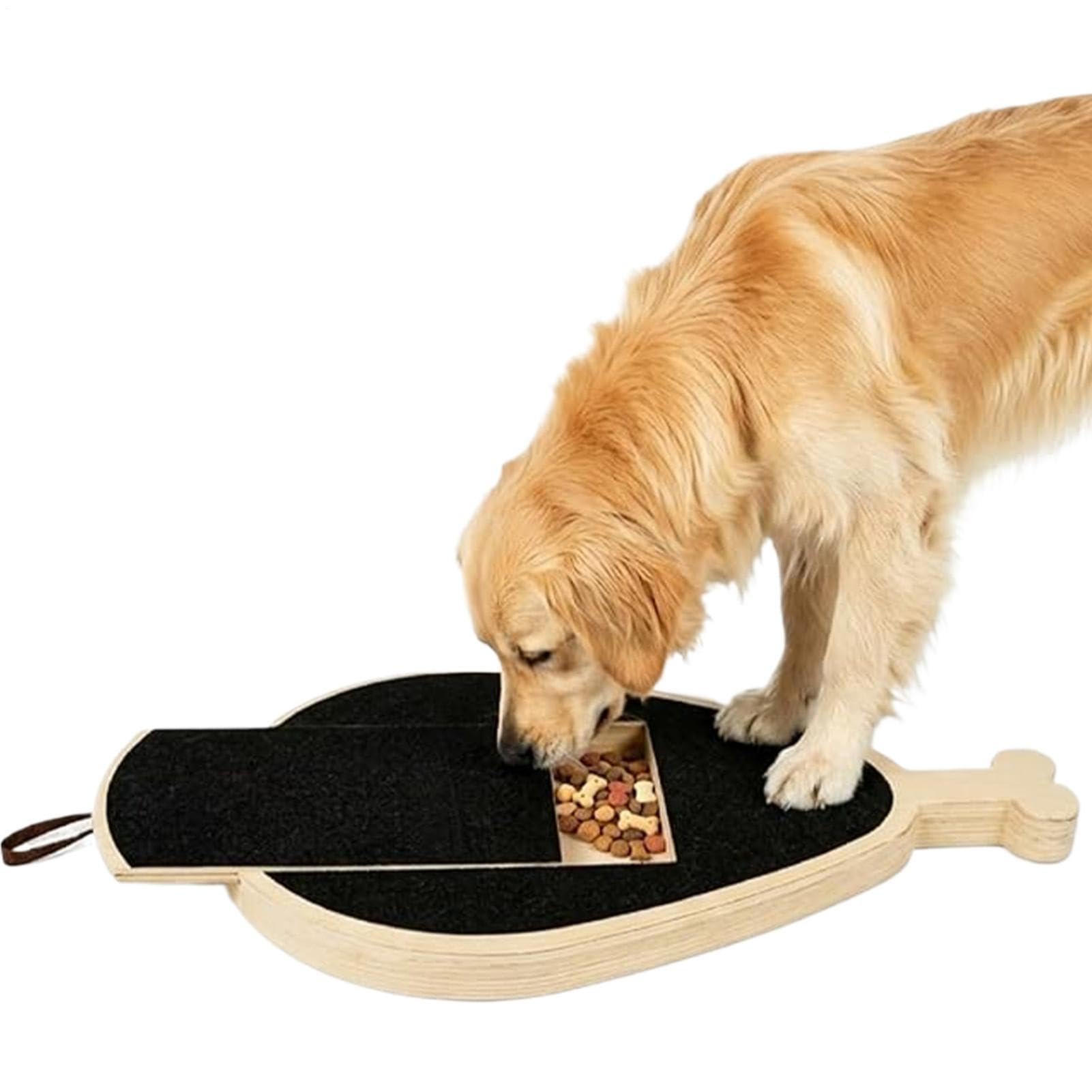 Planche à gratter canine en bois pour chiots et toilettage de petits animaux