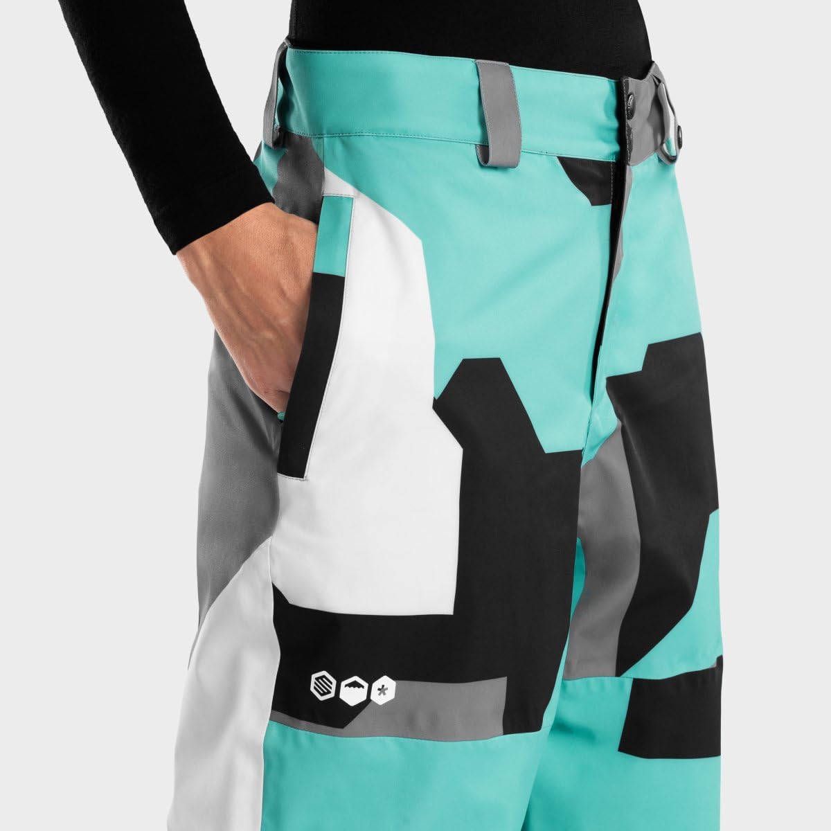 SIROKO - Pantaloni da Snowboard da Donna P1-W Sleet