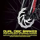 Cradiac Discover PRO 21 Speed Steel High Performance Gear Hybrid Cycles for Men with Front Suspension & Disc Brakes | Ideal for 15+ Years, Unisex, Frame Size : 18.5 Inch | 700 * 35C Tires gallery image
