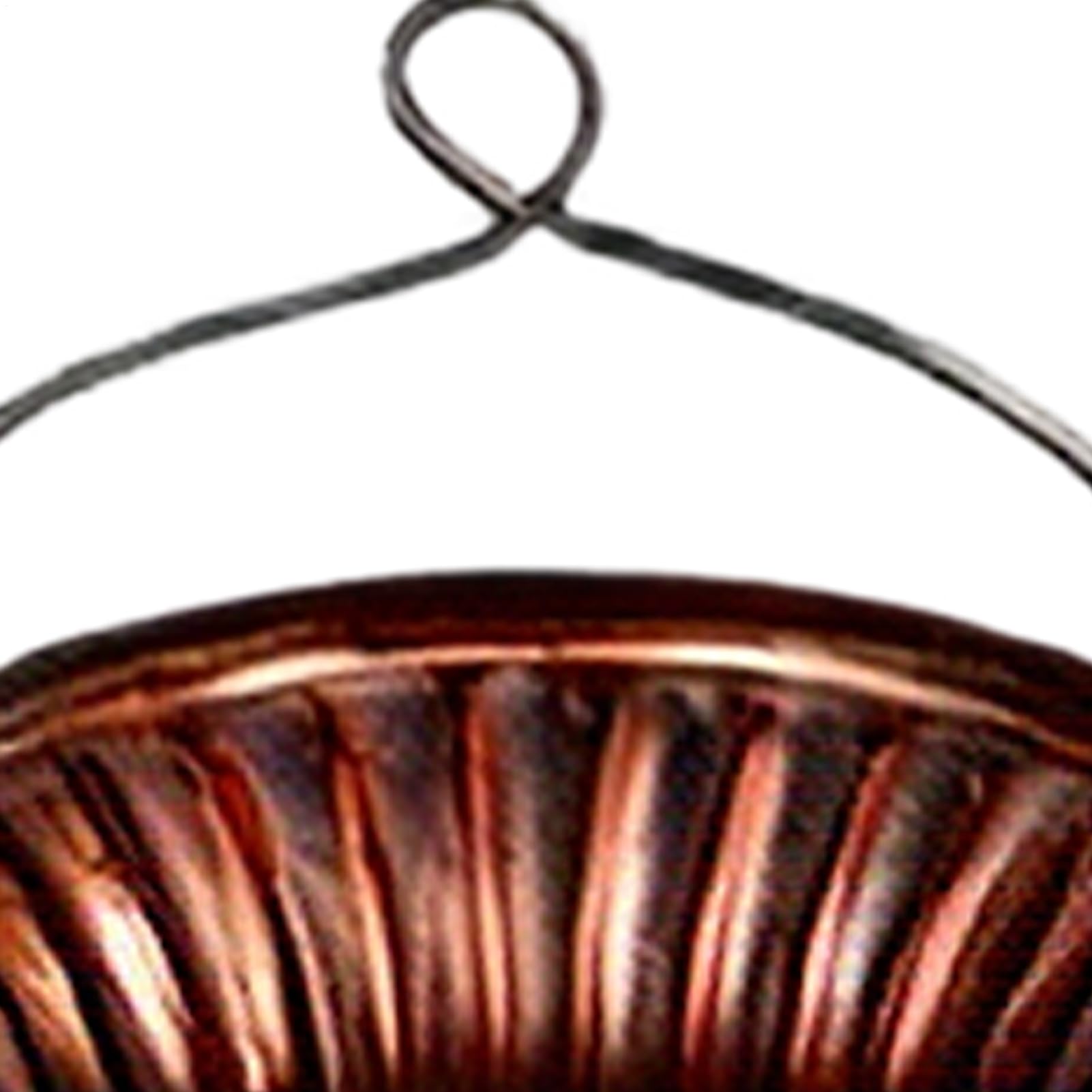 Générique Chaînes de Pluie pour Extérieur,3,8 m Accessoires métalliques Modernes,Chaîne de Gouttière Décorative avec Godets - pour Jardin Arrière-Cour Maison de Campagne Patio Terrasse Balcon
