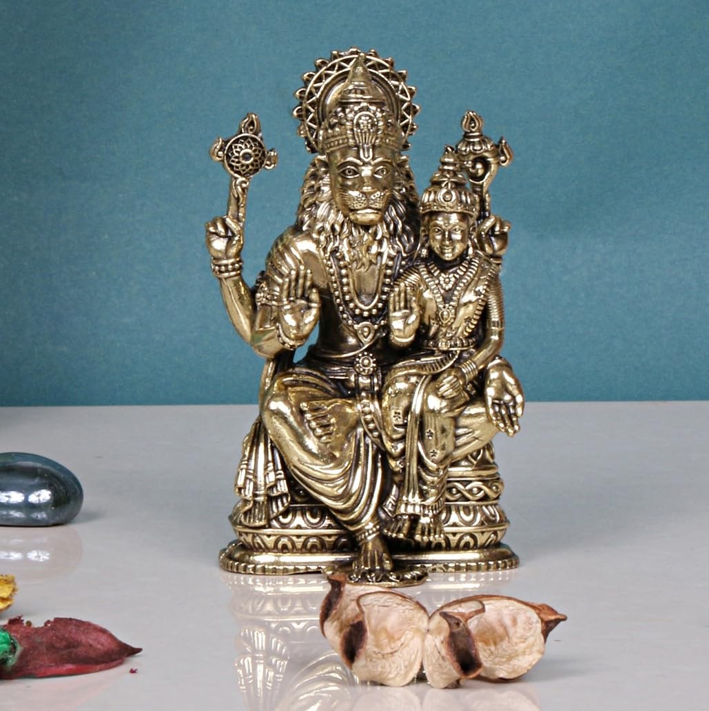 ARTVARKO Laxmi Murti Brass Big Lakshmi Idool Laxmi Godin Lakshmi Staande op Lotus Standbeeld in zegenende houdingen voor thuis Puja Mandir-tempel (hoogte 25 Inch 17 kg
