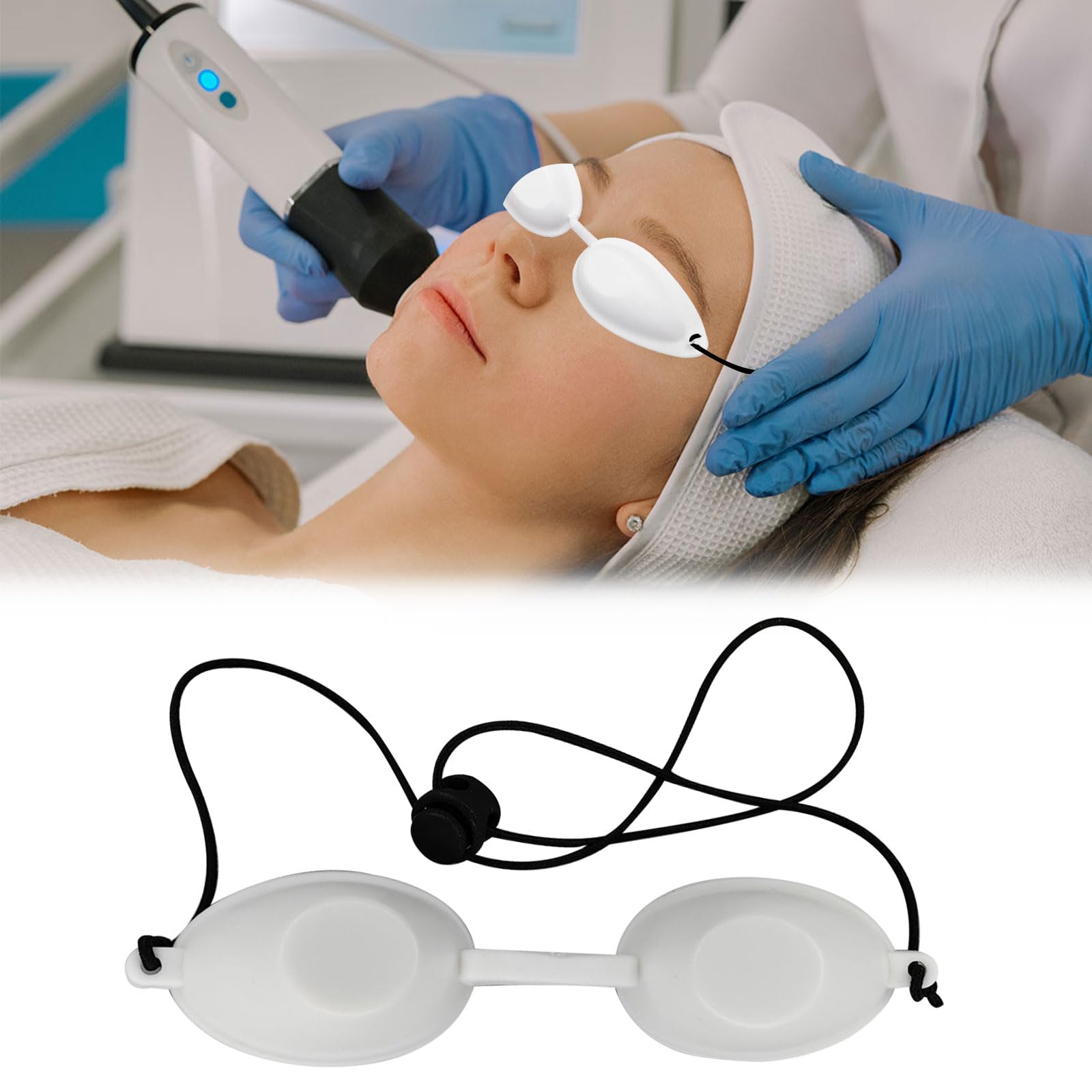 Gafas de Seguridad UV,Gafas Protectoras UV,Gafas de Bronceado UV,Gafas de Solarium,Solarium Gafas Protectoras Gafas de Protección,Para Tratamiento Cosmético con Láser,Depilación IPL,Protección UV