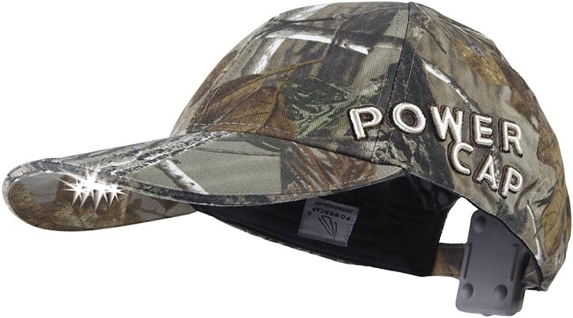 POWERCAP LED EXP100 Headlamp Style Hat Ultra-Bright Hands Free Lighted Battery Powered Cap