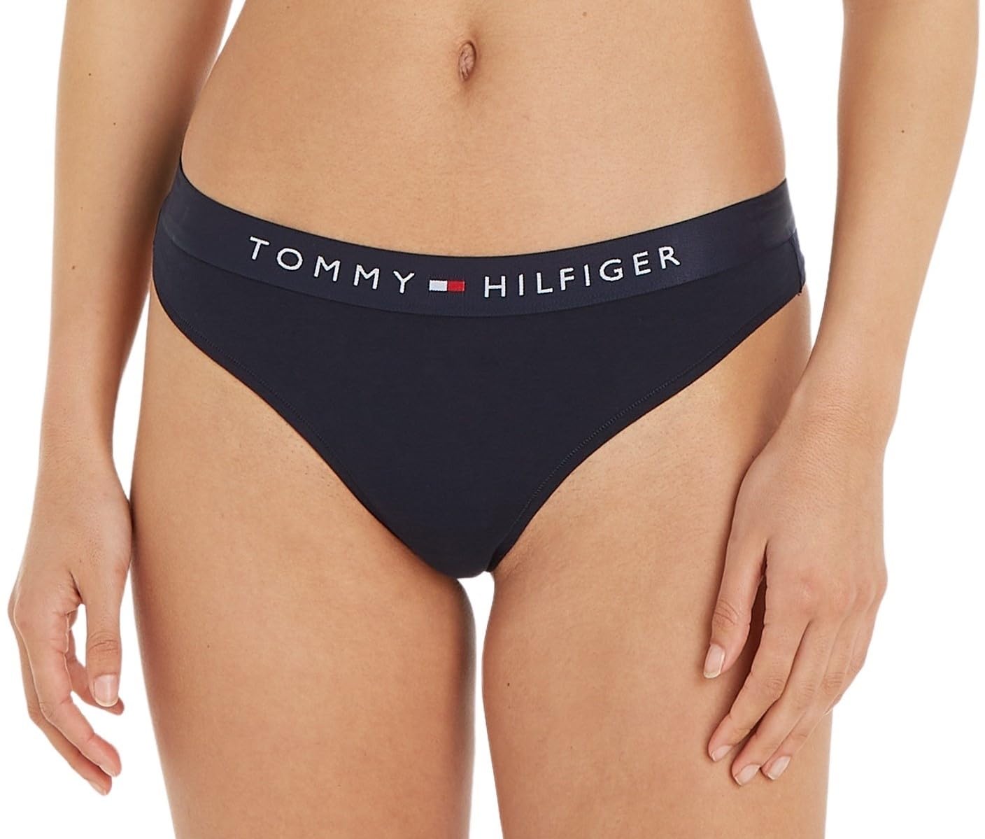 Tommy Hilfiger Women’s Thong, Blue (Desert Sky), XL