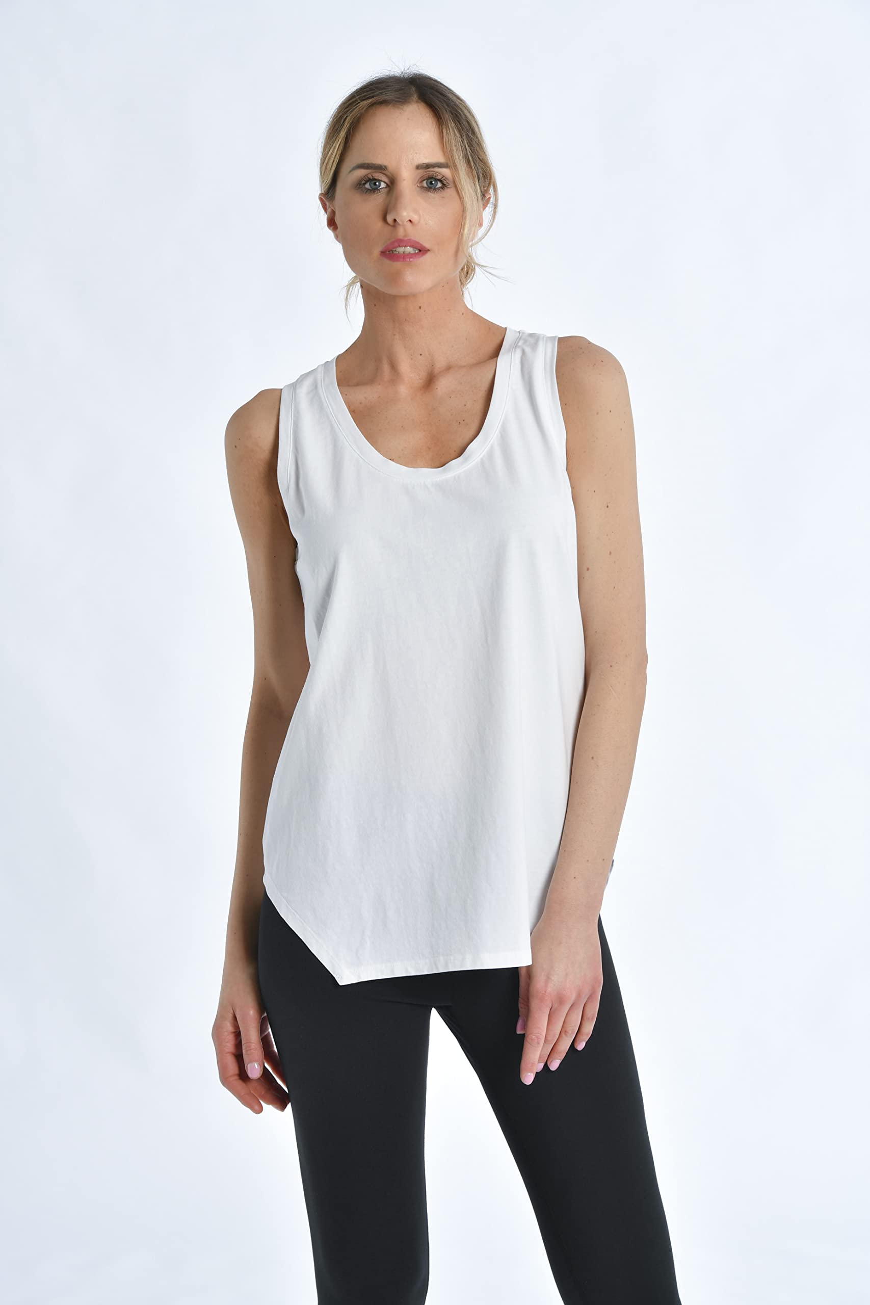 DEHA - Top Sportivo Eco Tank Top in Cotone per Donna