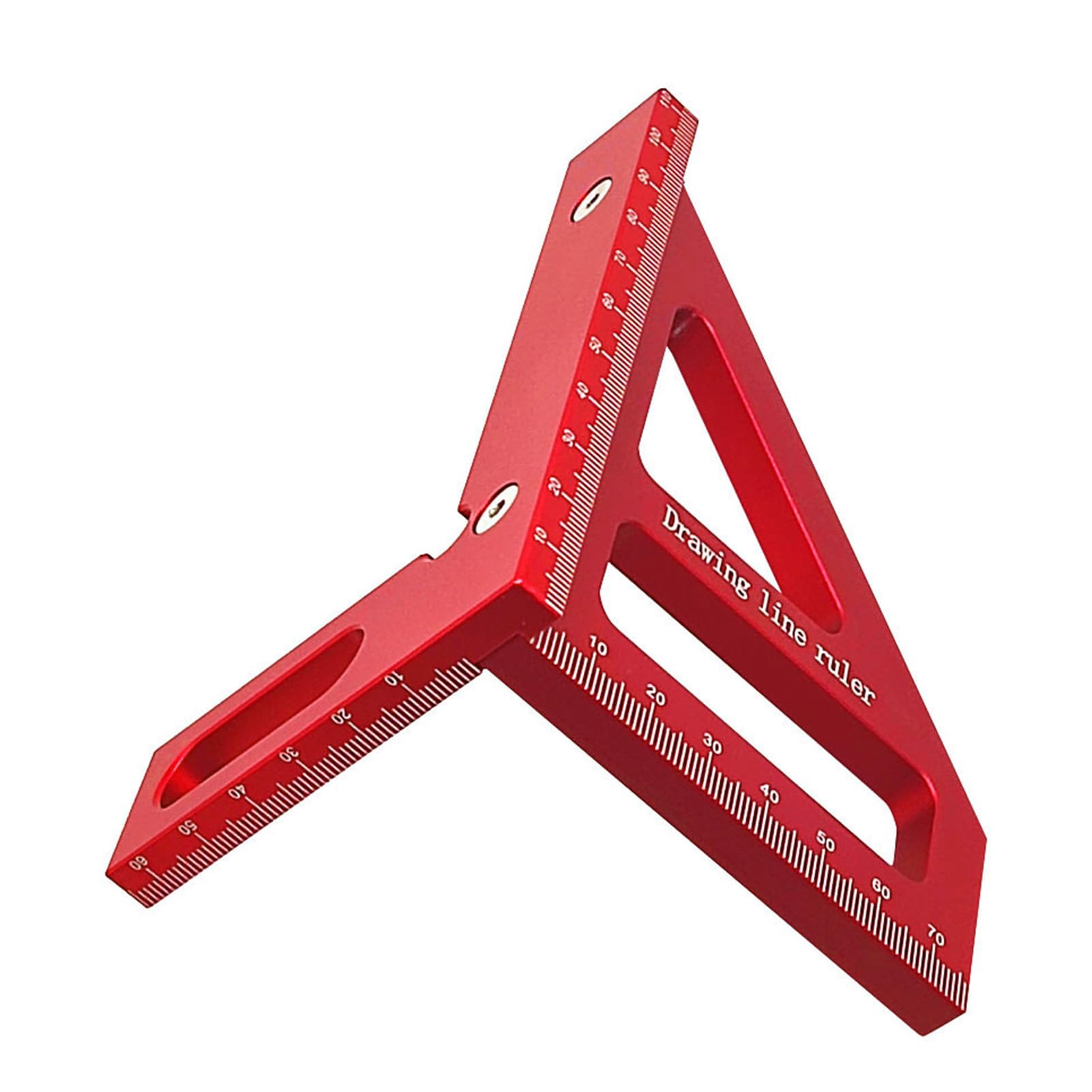 MRKU Righello di misurazione multiangolo 3D, Squadra goniometrica per la Lavorazione del Legno, Strumenti di misurazione Triangolare a 45 e 90 Gradi