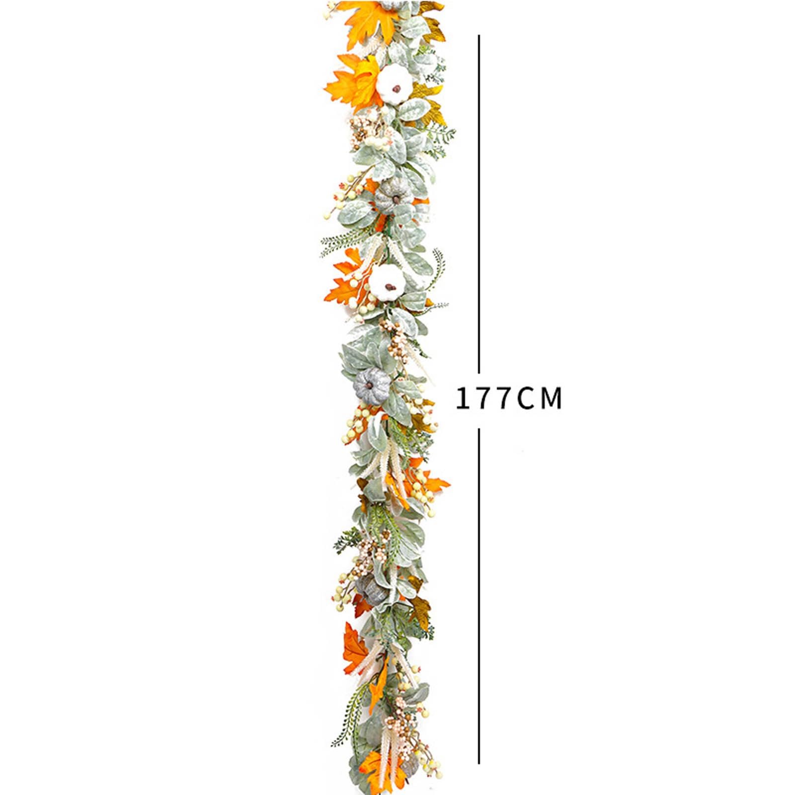 Otoño hoja de arce vid para el hogar, arreglo floral de temporada para bodas, eventos e interiores 062234