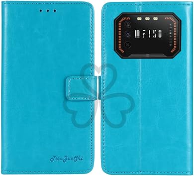 Blue Business Retro Stain Resistant Stand Wallet TPU Silicone Leather Synthetic Leather Case Cover IIIF150 Air1 Pro 6.5 inch Card Storage Cover Case Pouch Folio