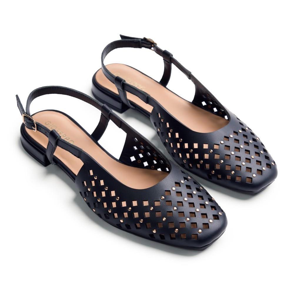 GIOSEPPO Women's Kyaka Mary Jane Flat, Black, 5 UK