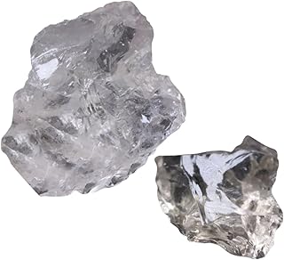 GLEAVI Quartz Mineral Specimen Ornament Simple Ore Stones Beautiful Adornments Rough Ores Geology Specimens Mineral Specimens Natural Ores Natural Ore Specimens Sample White Crystal