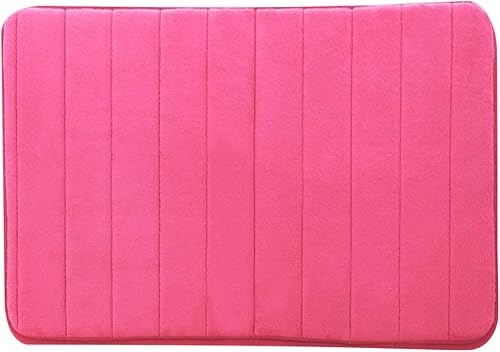 Tapete de baño de espuma viscoelástica, tapete de baño de espuma viscoelástica, súper absorbente, suave, antideslizante, impermeable, de secado