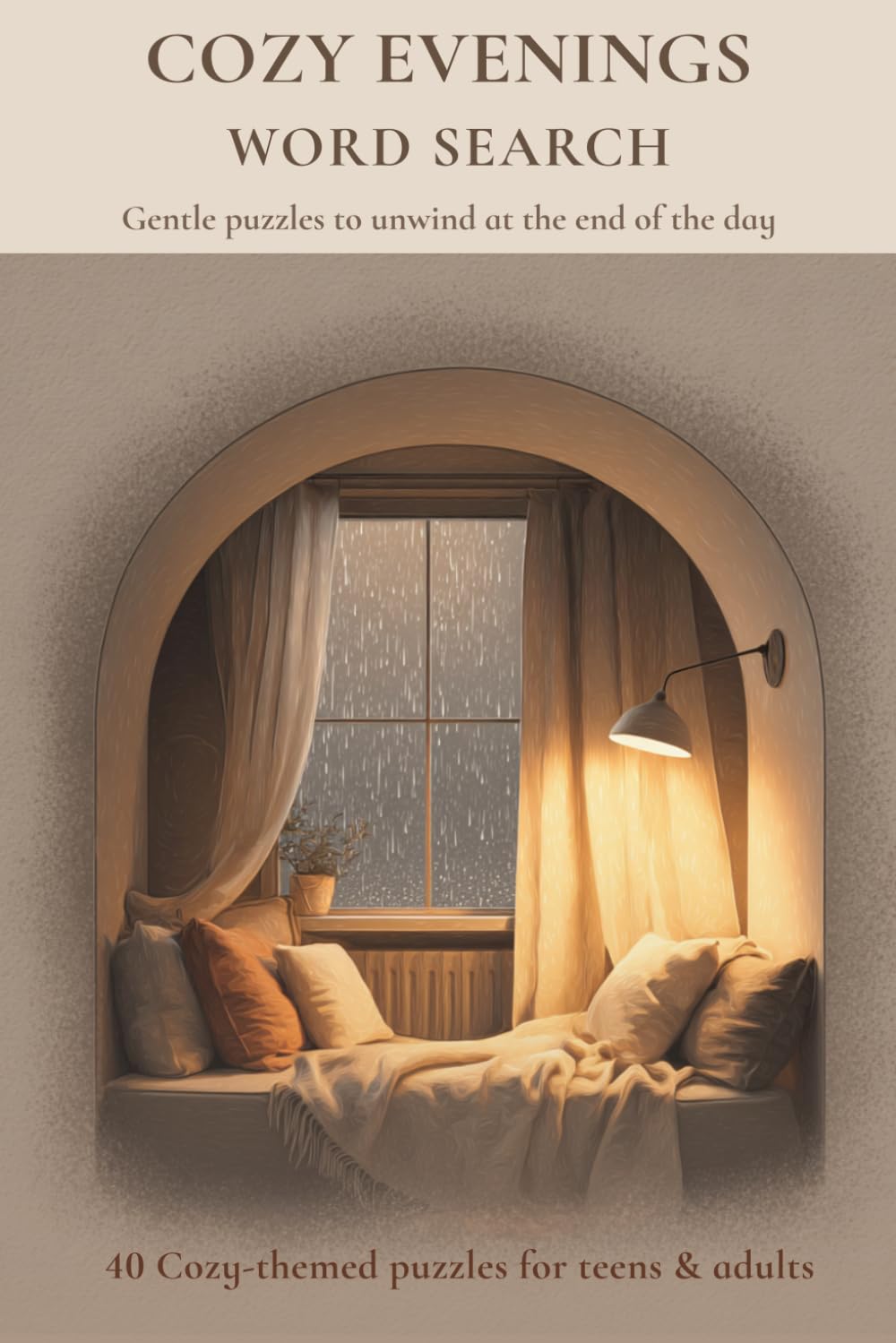 Cozy Evenings Word Search: Gentle puzzles to unwind at the end of the day