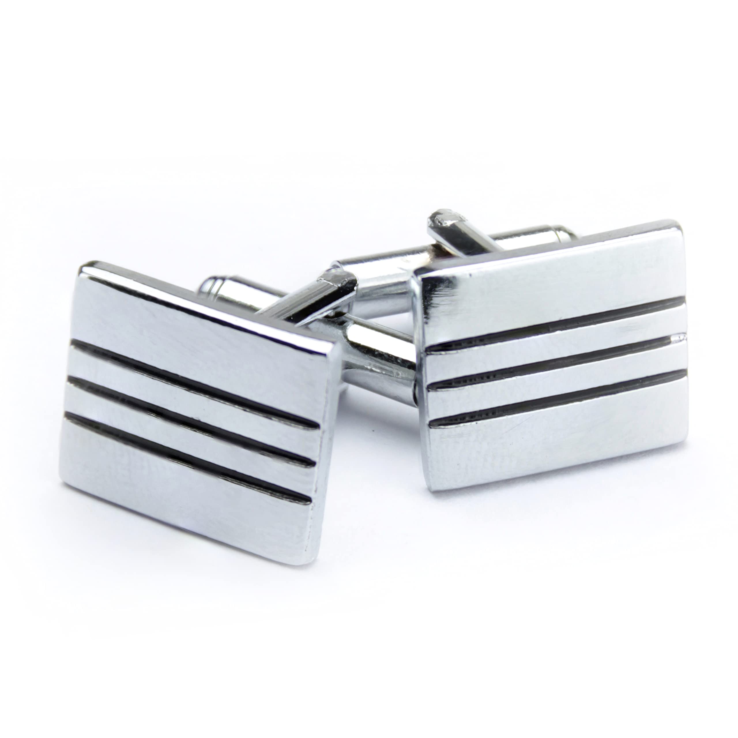 Kavove The Classic Rebel Silver Cufflink For Men (B0B9V6SCQ3) Amazon Price History, Amazon Price Tracker