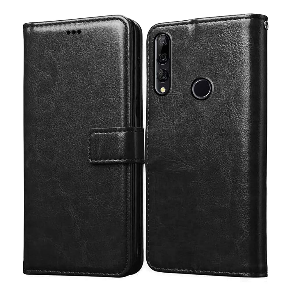 Huawei Y9 Prime 4G Flip Cover - Leather & Stand -1