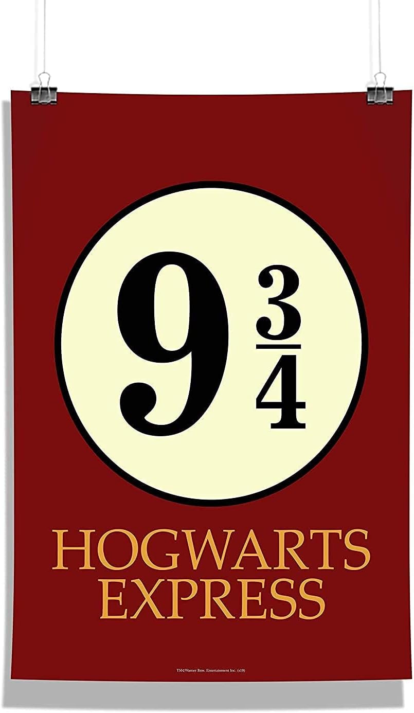 MCSID RAZZ - Harry Potter Hogwarts 9 3 by 4 Poster A3 Size (Frame not Included) Officially licensed by Warner Bros USA