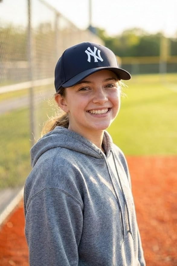 Gorra Ajustable Infantil NY Team Logo Azul Marino miniatura 4