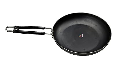 Aervinten Iron Fry Pan /Frying Pan/Fry Pan tawa Pot Tadka Pan / Spice Heating Pan / thalipu karandi ||X@54