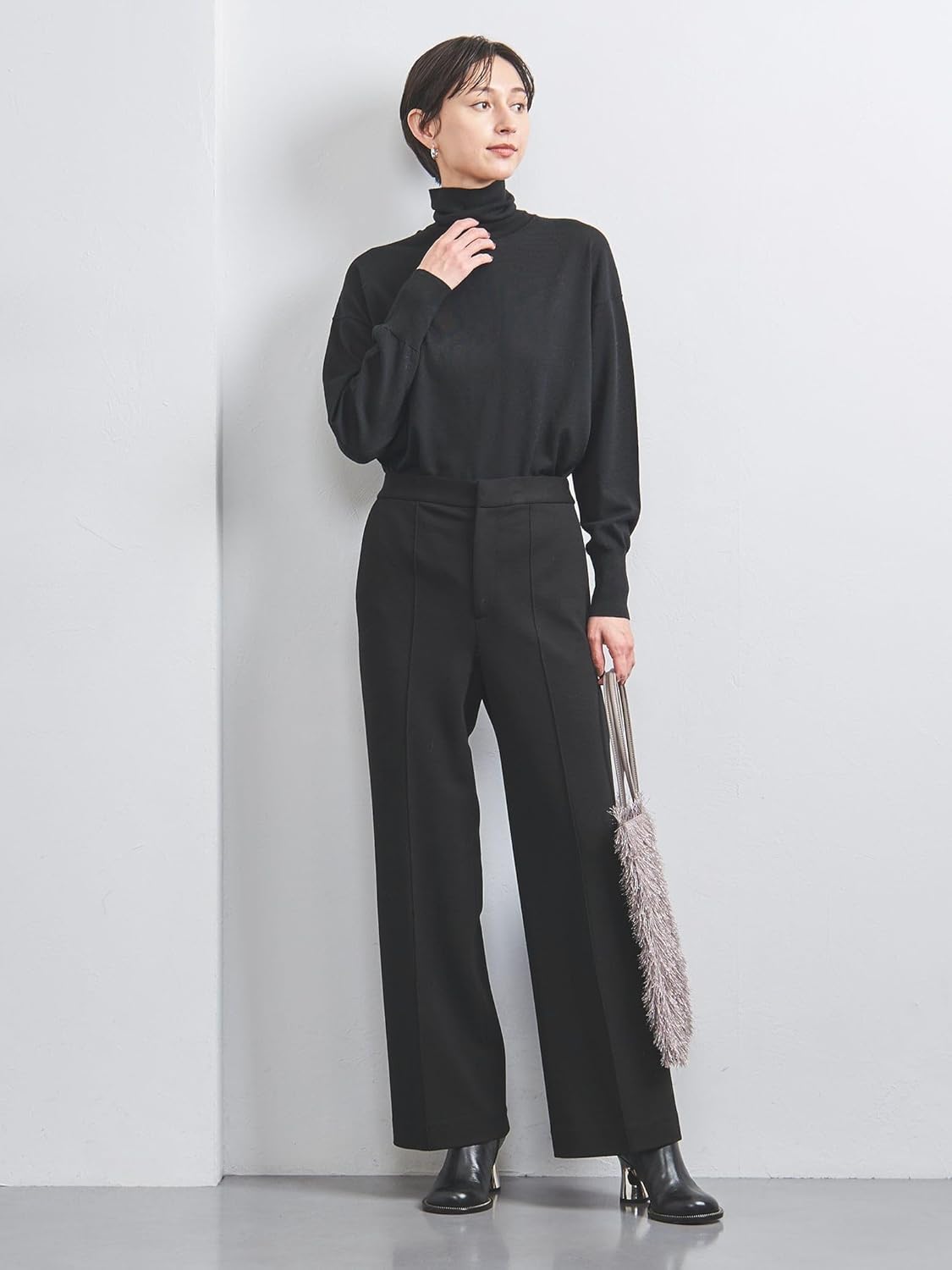 VIP価格★【UNITED ARROWS(ユナイテッドアローズ)】[ユナイテッドアローズ] ポンチ ワイドパンツ 15141995380 ダウンヒル対応