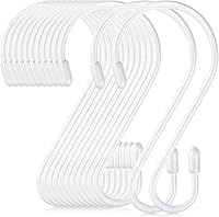 Vista 9 de Hotop 36 piezas ganchos en S para colgar de 3.15 pulgadas, resistentes en forma de S, ganchos de acero inoxidable metal, ganchos para colgar