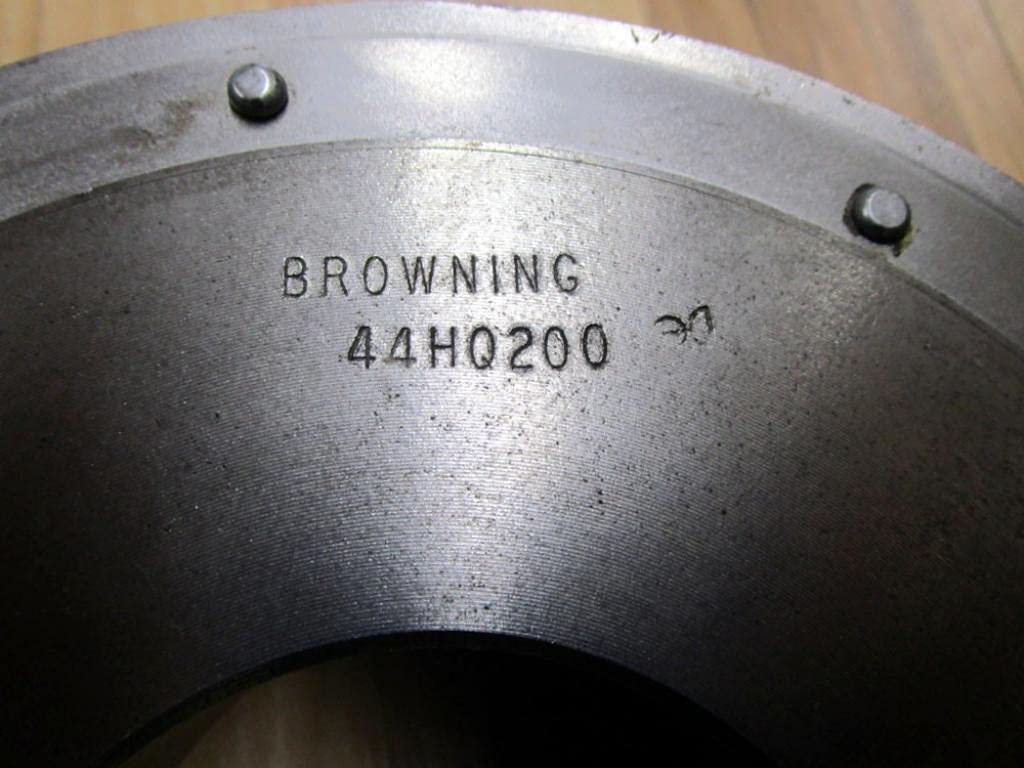 Browning 44HQ200 Steel Stock Gearbelt Pulleys with Split Taper Bushings for H200 Belts, 1/2" Pitch, 2" Wide