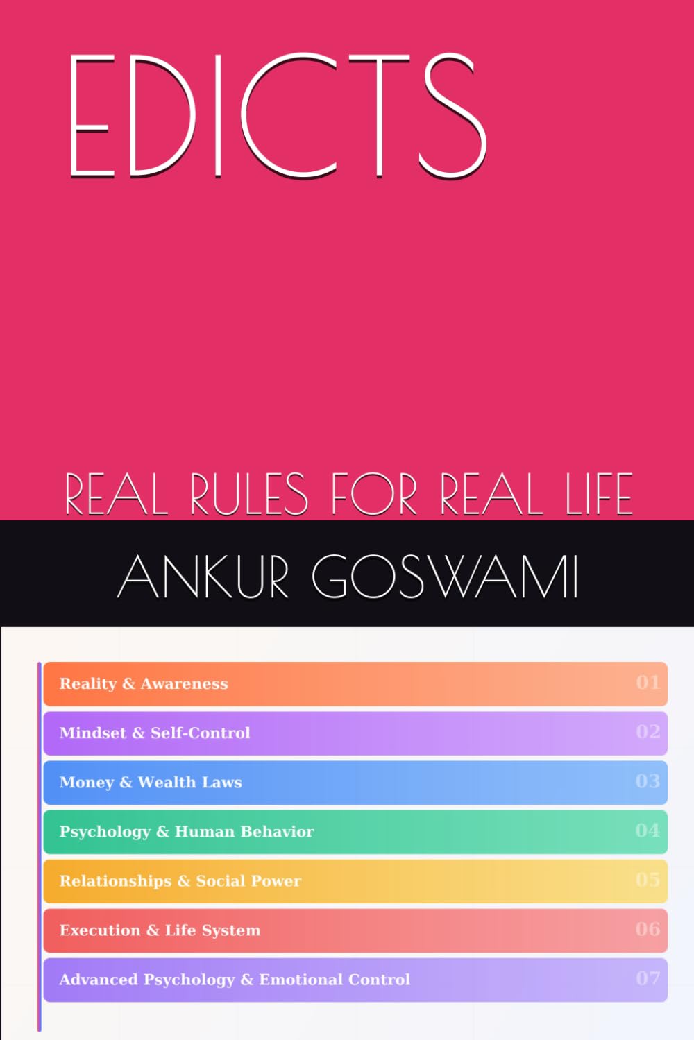 EDICTS: REAL RULES FOR REAL LIFE