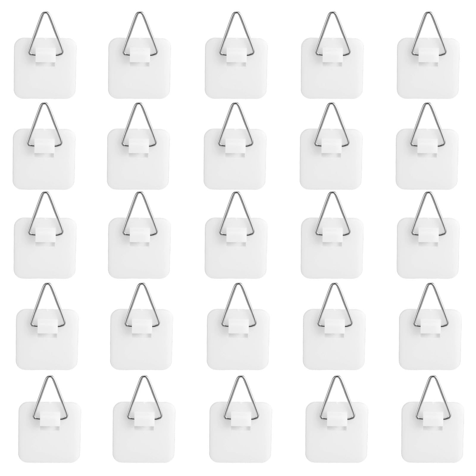 25 Pack Wall Plate Hangers, Invisible Adhesive Plate Hooks for Display, 3.2 cm Plates Wall Hangers for Art, Photos, Frame and Decorative Plates
