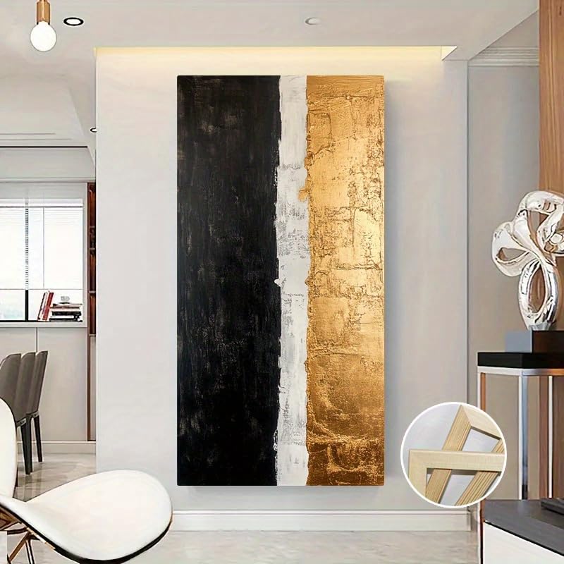 Affiche abstraite verticale pour habiller un grand mur vide avec élégance - 4