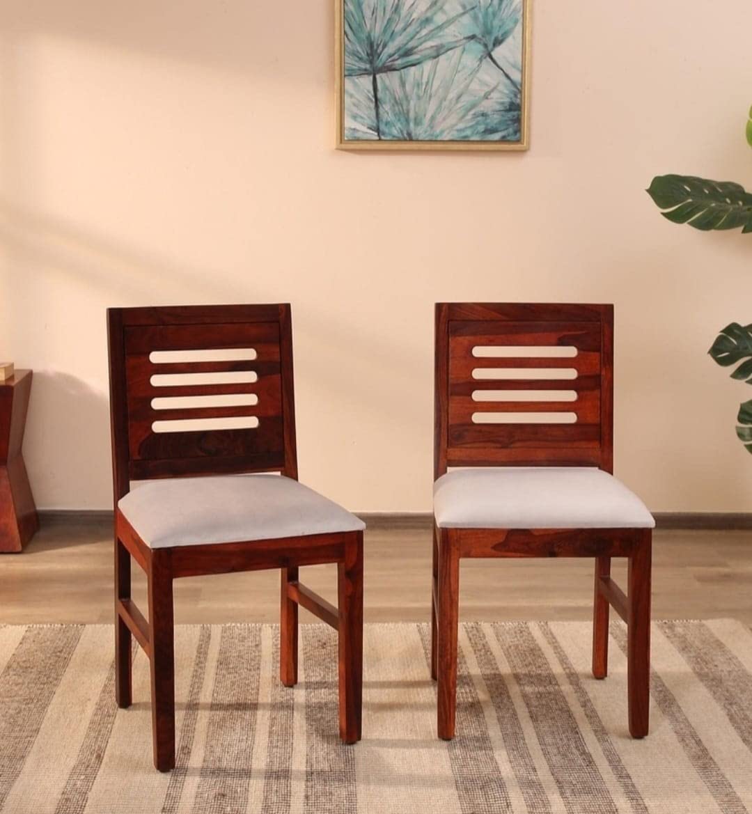 PAREEK TIMBER Marin Dining Chair Set of 2 Study Chair Dining Chair