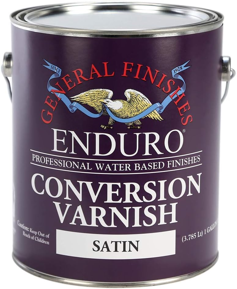 General Finishes Water Based 2K Conversion Varnish Satin Gallon