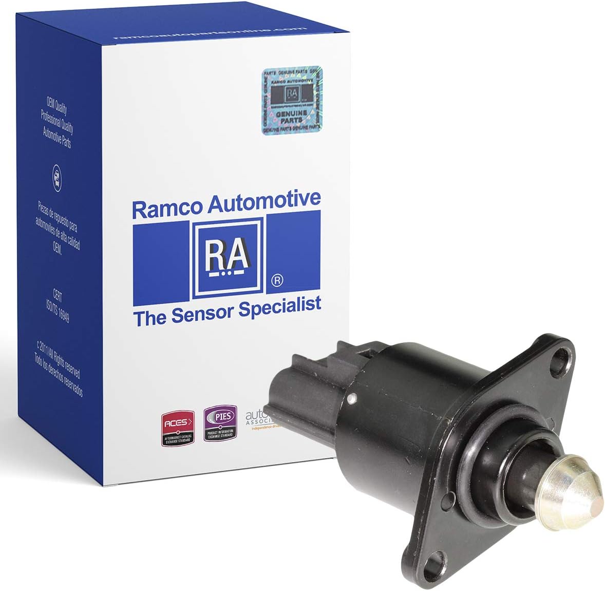 Fuel Injection Idle Air Control Valve, Compatible with Wells AC328, Standard Motor Products AC543 (RA-IAC1019)
