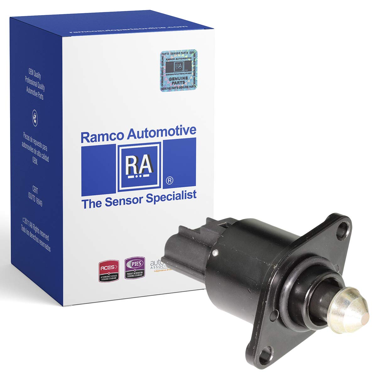 Fuel Injection Idle Air Control Valve, Compatible with Wells AC328, Standard Motor Products AC543 (RA-IAC1019)