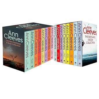 Ann Cleeves TV Shetland & Vera Series Collection 16 Books Set