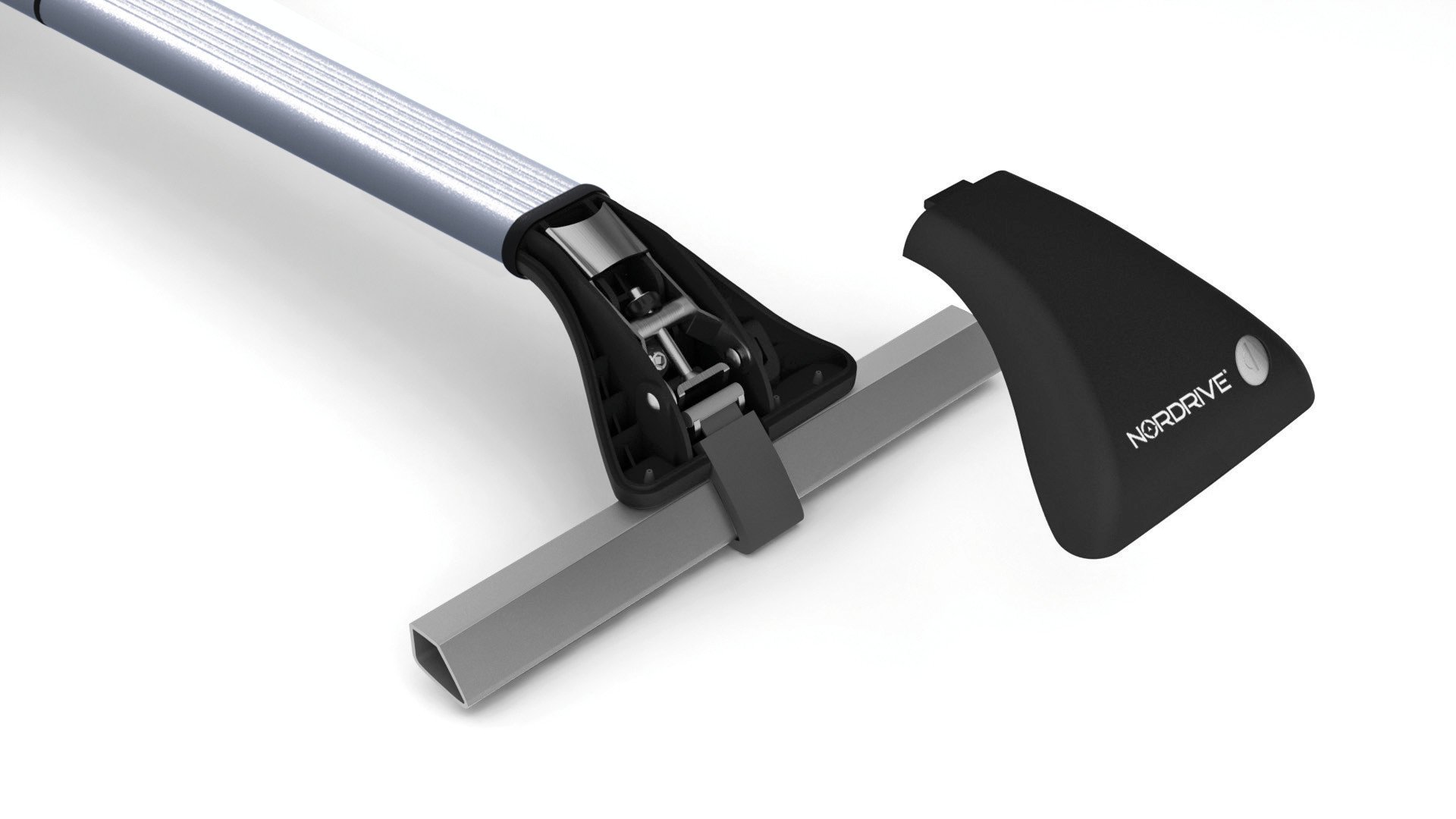Lampa n15011 par de Barras de Aluminio Snap Fit telescópico con cinghietto