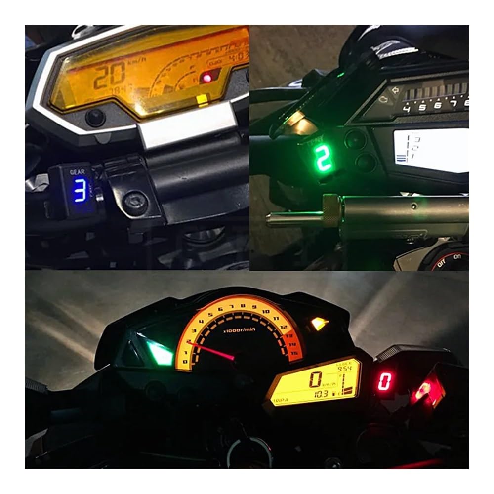 Indicatore di Marcia Digitale a 1-6 Livelli per Moto Triumph Speed ​​Four 2002-2006 e Tiger 900 1999-2000.