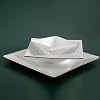 Jumbo Fold Gold 58 Piece Dinner Set for 12 Persons