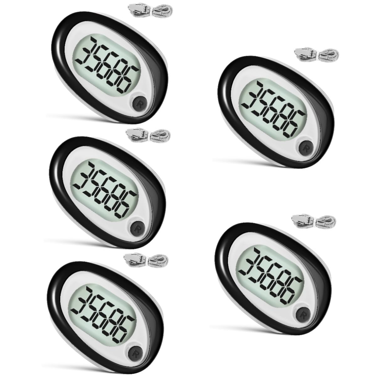 UPKOCH Podomètre Marche pour Compteur De Pas Portable Pas Cheville Clé D Jogging Fitness Compteur De Pas Sangle Clips Sportifs Compteur De Pas Clip sur Compteur De Pas Électronique