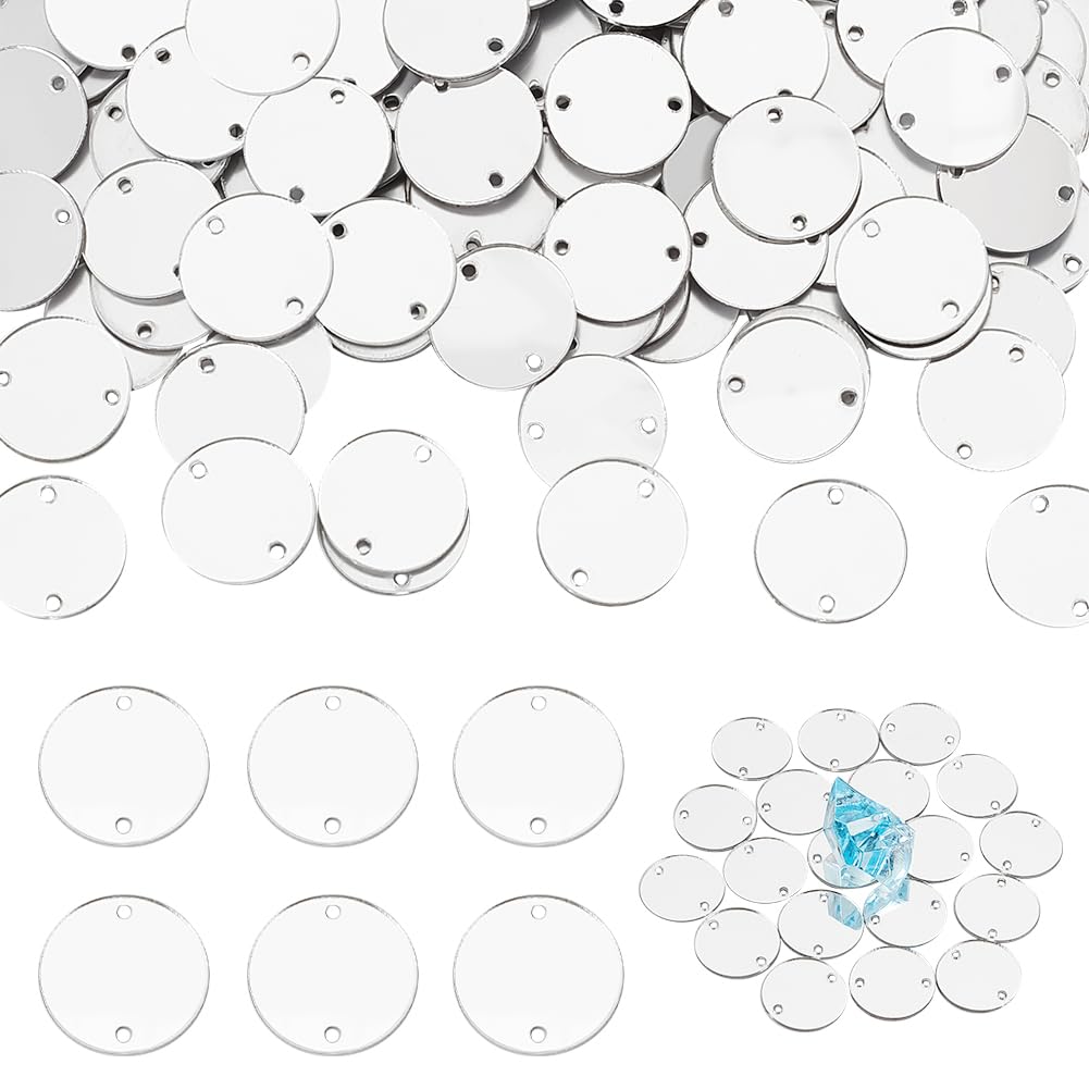 Cuentas de espejo plateadas para decorar trajes de baile y vestidos de gala